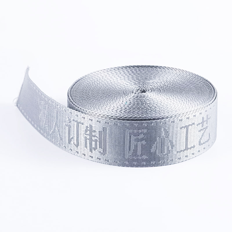 4,2 cm imitace nylonového žakárového popruhu pro oděvy, obuv, klobouky, doplňky