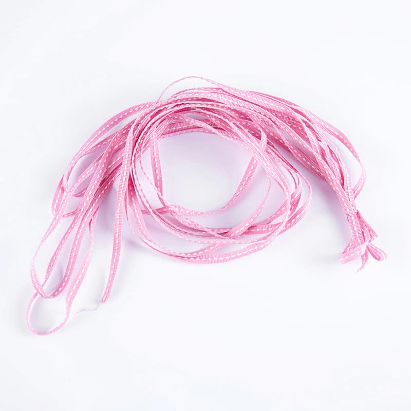 0,5 cm tkaný polyesterový tečkovaný žakárový popruh