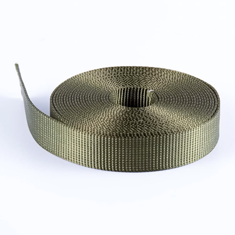 2,5 cm pružný polyesterový keprový popruh pro obojky pro psy